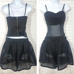 Sheer Black Sexy Pant and Top set